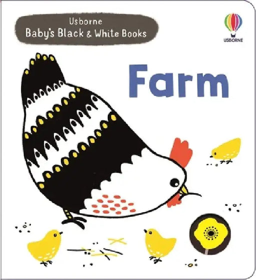 Baby's Black and White Books Farm by Mary Cartwright