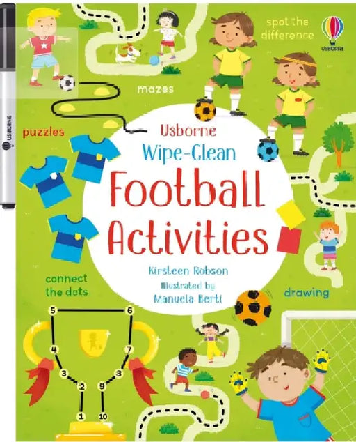 Wipe-Clean Football Activities by Kirsteen Robson