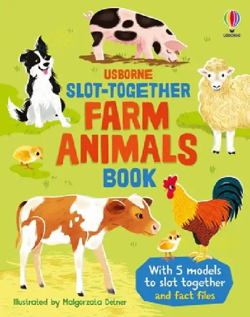 Slot-together Farm Animals Book by Abigail Wheatley