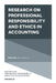 Research on Professional Responsibility and Ethics in Accounting by Tara J. Shawver