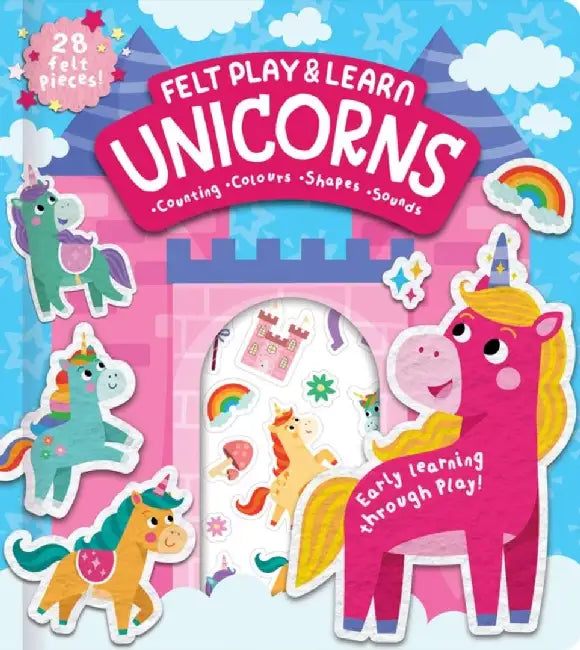 Felt Play & Learn Unicorns by Alice Barker