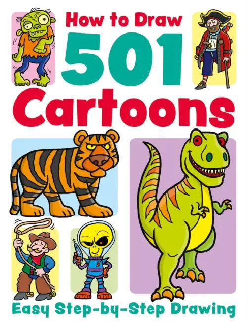 How to Draw 501 Cartoons by Nat Lambert, Barry Green, Dan Green