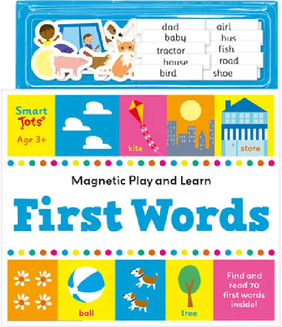 First Words: Magnetic First Words Matching Book for Kids Ages 3+ by Susie Linn, Dan Crisp