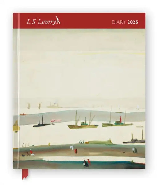 L.S. Lowry 2025 Desk Diary Planner - Week to View, Illustrated Throughout by Flame Tree Studio