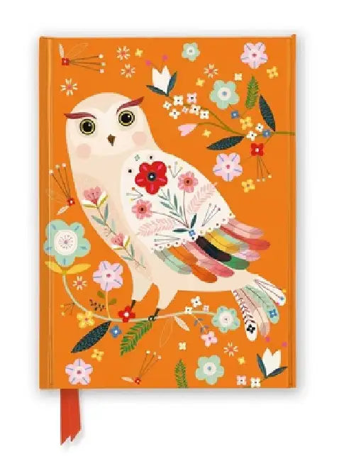 Bee Brown: Folk Owl (Foiled Journal) by Flame Tree Studio