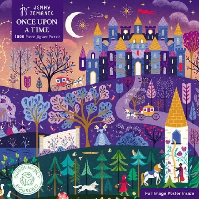 Adult Sustainable Jigsaw Puzzle Jenny Zemanek: Once Upon a Time: 1000-Pieces. Ethical, Sustainable, Earth-Friendly by Flame Tree Studio