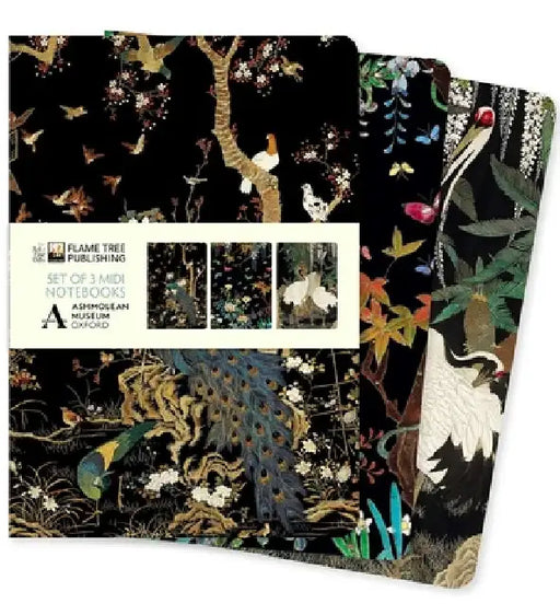 Ashmolean Museum Set of 3 MIDI Notebooks by Flame Tree Studio