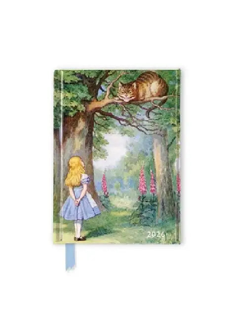 Alice & the Cheshire Cat 2026 Luxury Pocket Diary Planner - Week to View by Flame Tree Studio
