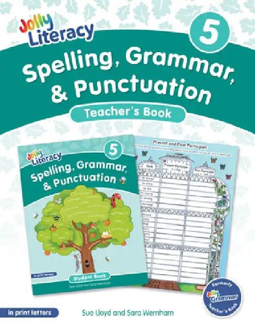Spelling, Grammar, & Punctuation Teacher's Book 5: In Print Letters (American English Edition) by Sue Lloyd