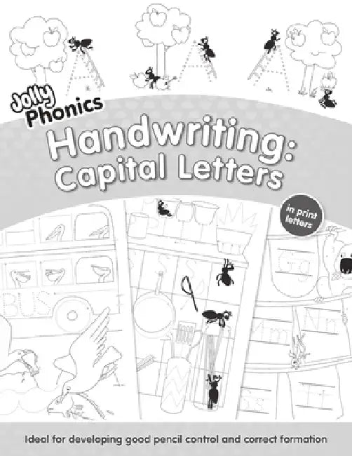 Jolly Phonics Capital Letters Handwriting Books: In Print Letters (American English edition) by Jolly Learning