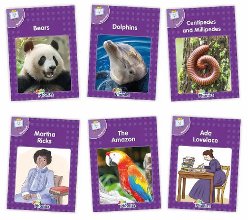 Core Purple Non-Fiction Readers (6 books): In Precursive Letters by Sara Wernham
