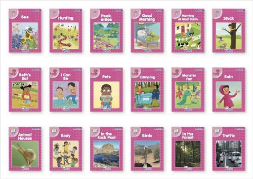 Jolly Phonics Pink Readers Complete Set: In Print Letters (American English Edition) by Sara Wernham