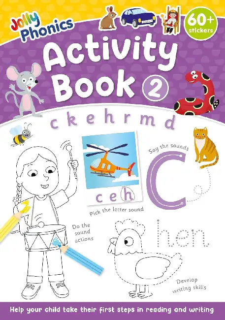Jolly Phonics Activity Book 2: in Precursive Letters by Sara Wernham
