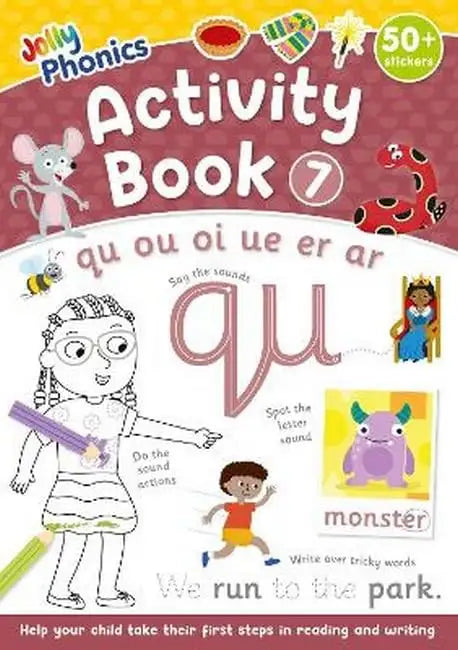 Jolly Phonics Activity Book 7: in Precursive Letters by Sara Wernham