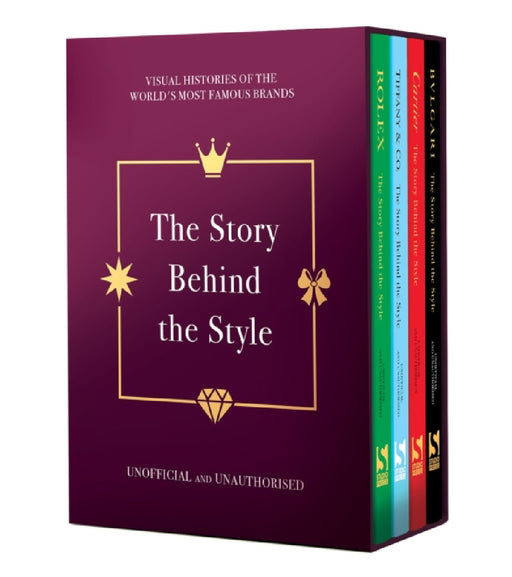 The Story Behind the Style Box Set: Visual histories of Tiffany and Co, Cartier, Bulgari and Rolex by Taylor