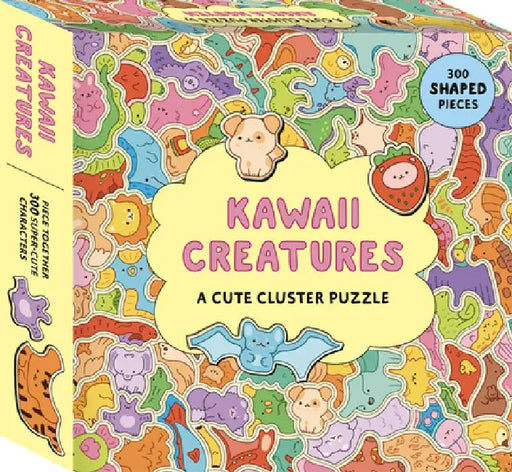Kawaii Creatures: A Cute Cluster Puzzle: 300 Shaped Pieces by Angela Nguyen