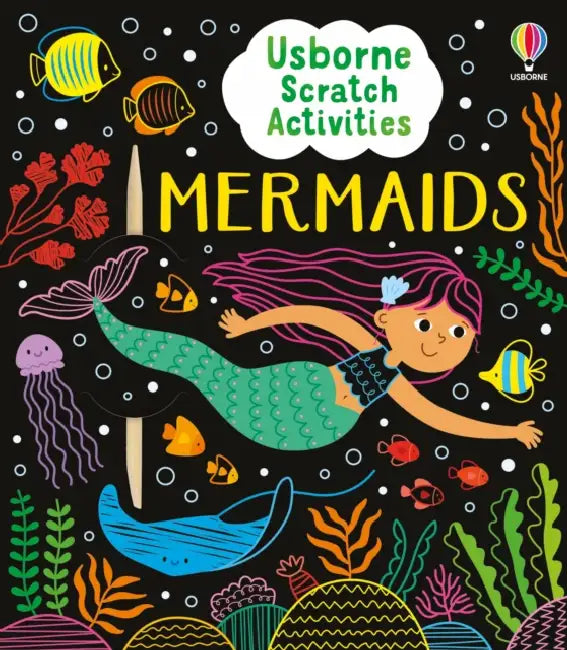Usborne Scratch Activities Mermaids by Rosie Dickins