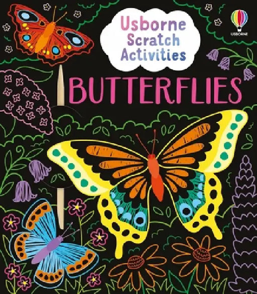Usborne Scratch Activities Butterflies by Sam Baer