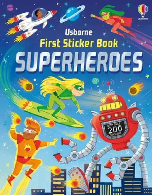 First Sticker Book Superheroes by Kate Nolan