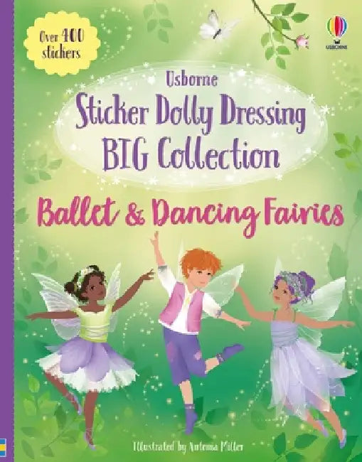 Sticker Dolly Dressing Big Collection Ballet and Dancing Fairies by Watt, Fiona