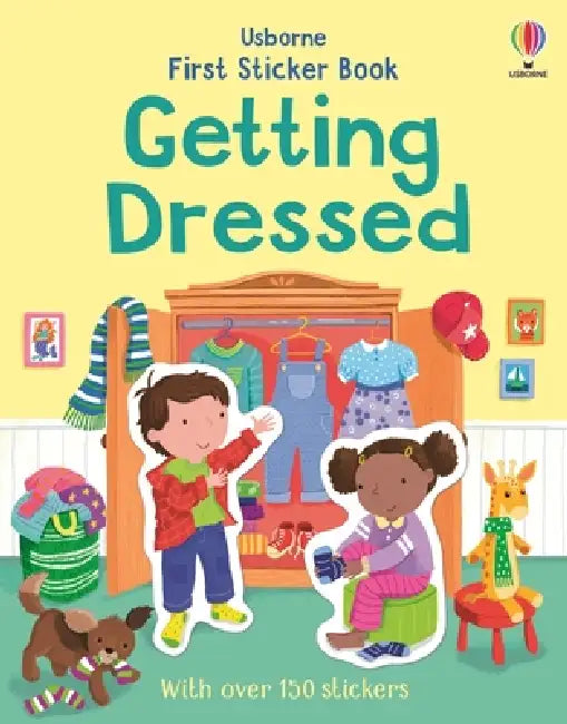 First Sticker Book Getting Dressed by Jessica Greenwell, Joanne Partis