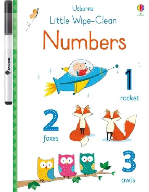 Little Wipe-Clean Numbers by Felicity Brooks, Malu Lenzi