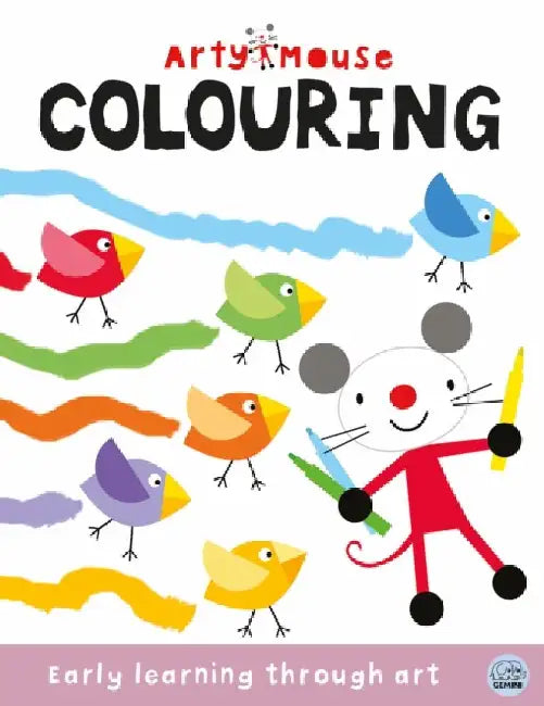 Arty Mouse Colouring by Robyn Gale