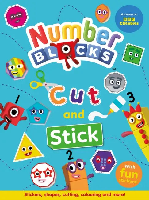 Numberblocks Cut and Stick book by Numberblocks