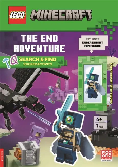 LEGO®  Minecraft™: The End Adventure Search & Find Sticker Activity Book (with Ender Knight minifigure and sword) by LEGO®
