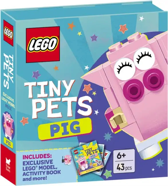 LEGO® Books. Tiny Pets: Pig (with exclusive pig mini-build, paper crafts, stickers and activity book) by LEGO®