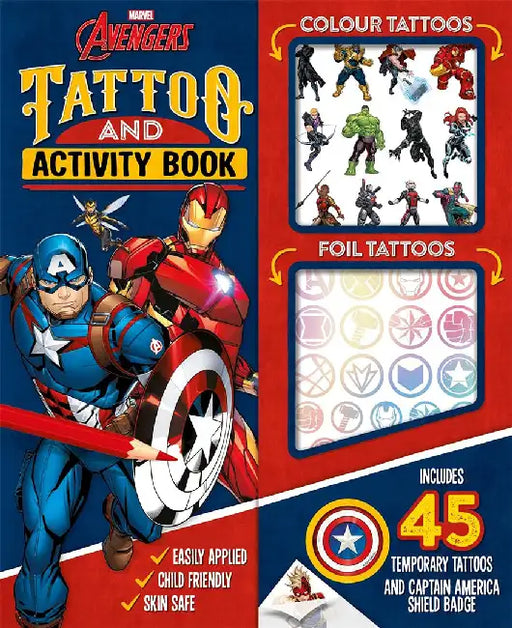 Marvel Avengers: Tattoo and Activity Book by Marvel Entertainment International Ltd