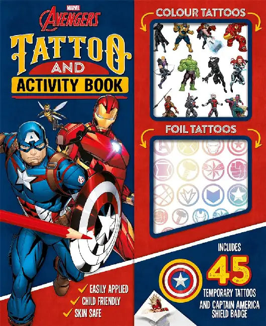 Marvel Avengers: Tattoo and Activity Book by Marvel Entertainment International Ltd