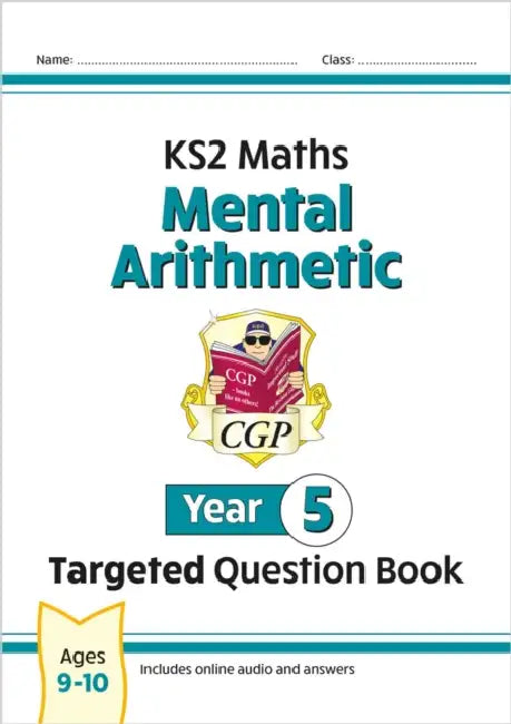 KS2 Maths Year 5 Mental Arithmetic Targeted Question Book (includes Online Answers & Audio Tests) by CGP Books