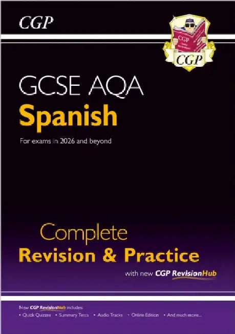 New GCSE Spanish AQA Complete Revision & Practice with CGP RevisionHub (for exams from 2026) by CGP Books