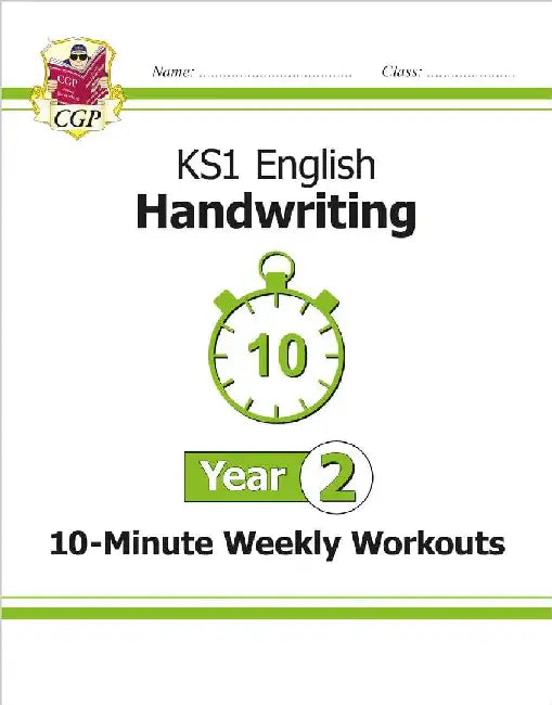 KS1 Year 2 English Handwriting 10-Minute Weekly Workouts by CGP Books