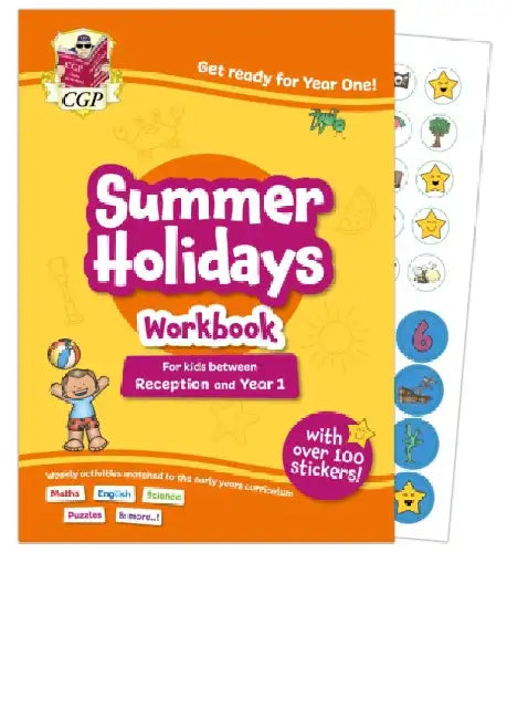 CGP Summer Holidays Activity Workbook - for kids between Reception and Year 1 (ages 4-5) by CGP Books