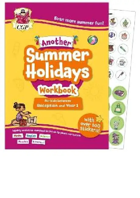 Another CGP Summer Holidays Activity Workbook - for kids between Reception and Year 1 (ages 4-5) by CGP Books