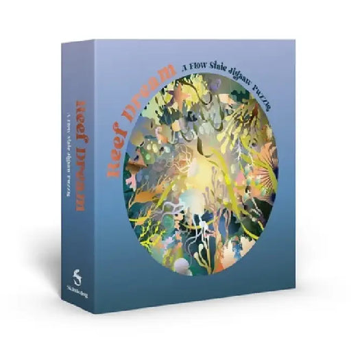Reef Dream: A Flow State Circular Jigsaw Puzzle by Elin Svensson