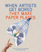 When Artists Get Bored... They Make Paper Planes by Trevor Bounford