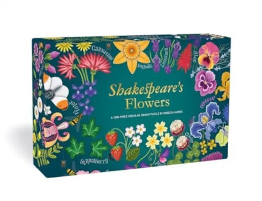 Shakespeare's Flowers: A 1000-Piece Jigsaw Puzzle with a Poetic Host of Flowers, Plants and Animals by Rebecca Harris