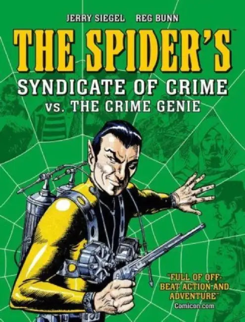 The Spider's Syndicate of Crime vs. The Crime Genie by Jerry Siegel