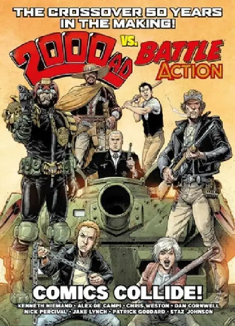2000 Ad Vs Battle Action: Comics Collide! by Kenneth Niemand