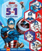 Marvel Avengers Captain America: 5 in 1 Colouring by Marvel Entertainment International Ltd