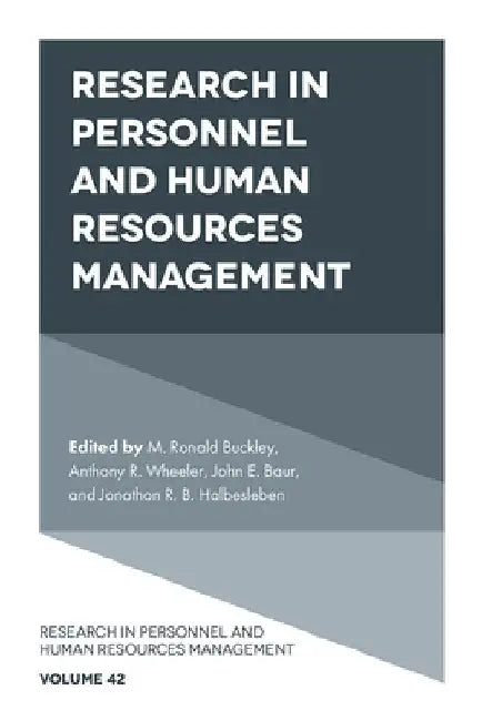Research in Personnel and Human Resources Management by M. Ronald Buckley