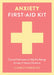Anxiety First-Aid Kit: Tips and Techniques to Help You Manage Anxiety in Any Situation by Claire Chamberlain