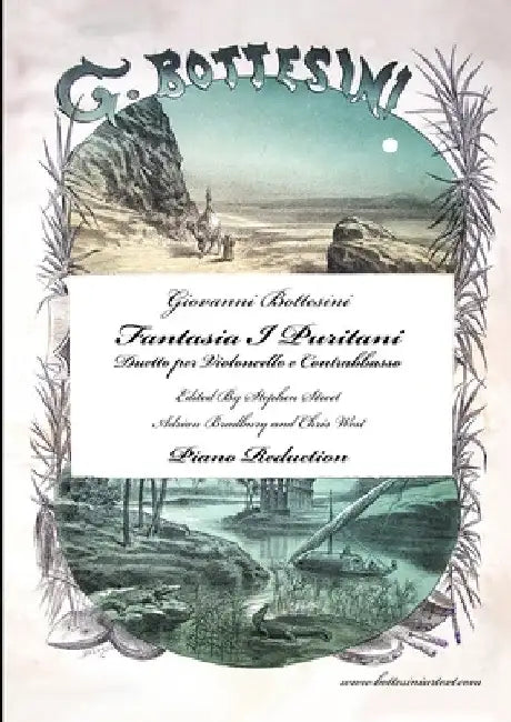 Fantasia I Puritani Duetto For Double Bass and Cello - Piano Reduction by Giovanni Bottesini