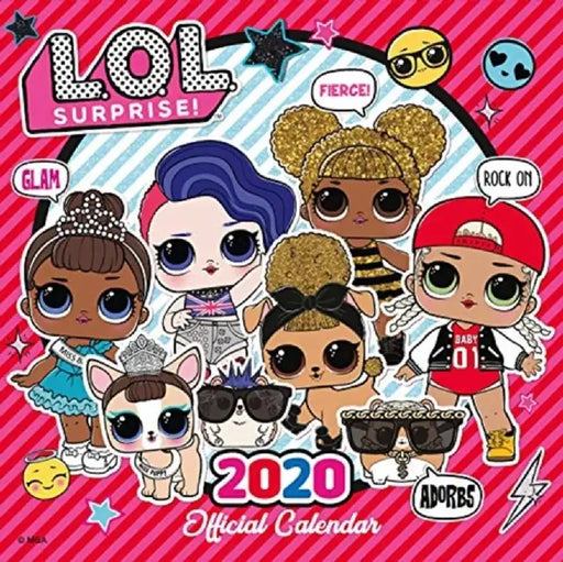 LOL Surprise! 2020 Calendar - Official Square Wall Format Calendar by L.O.L. Surprise!