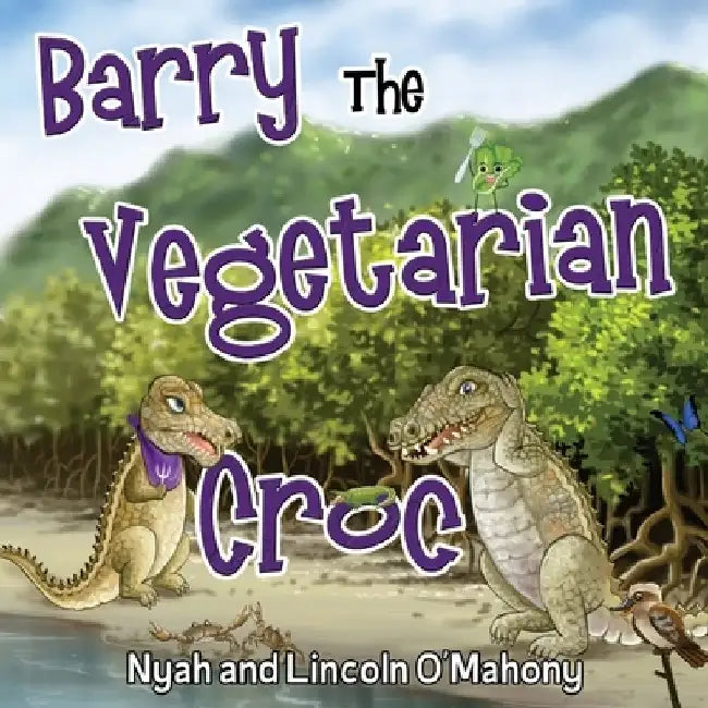 Barry The Vegetarian Croc by Nyah O'Mahony