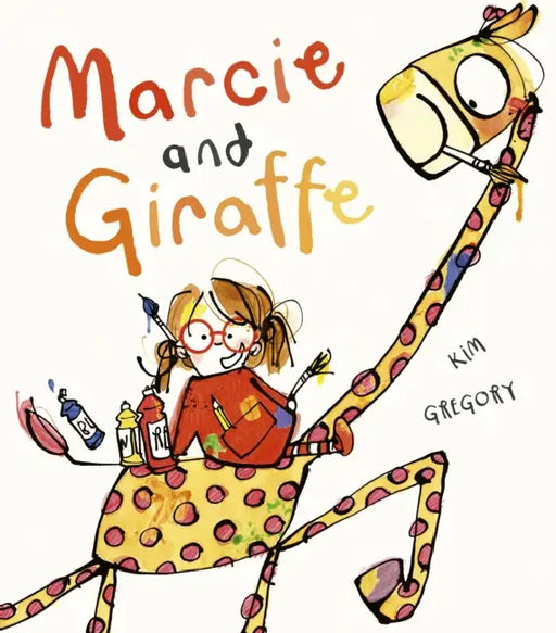 Marcie and Giraffe by Kim Gregory