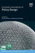 Research Handbook of Policy Design by Alexandra S. D. Hinrichs